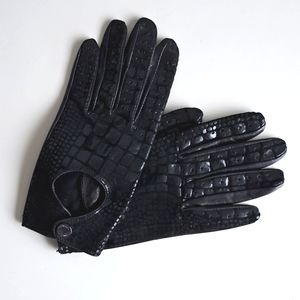 Calvin Klein Genuine Leather Moto Style Gloves